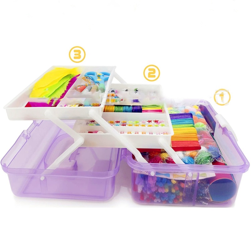 Bộ Dụng Cụ Làm Vật Liệu DIY Gồm Giỏ Phục Sinh Kèm Hộp Đựng Cho Bé Gái