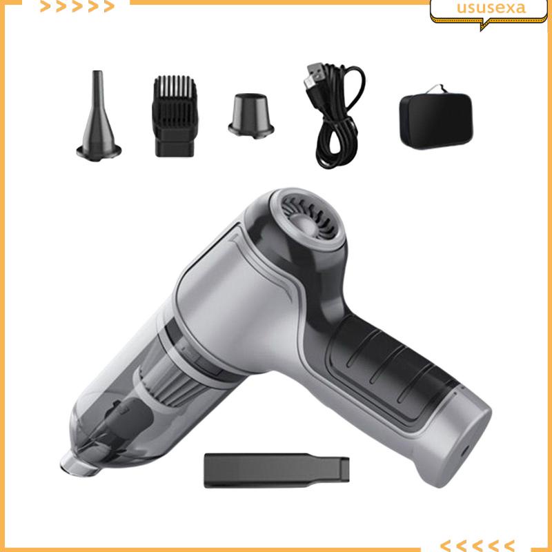 Máy Hút Bụi Mini Công Suất Cao Với Nhiều Đầu Phun Cầm Tay Đa Năng Cho Xe Hơi / Văn Phòng / Nhà Bếp
