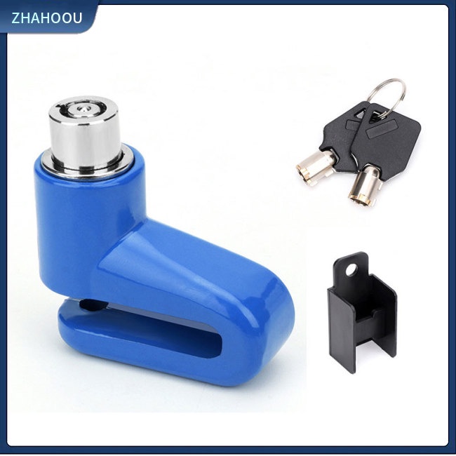 ☃Nhà Cửa☃ Khóa Phanh Đĩa Xe Đạp / Xe Máy Hình Chữ U Chống Trộm Không Thấm Nước Kèm Chìa Khóa