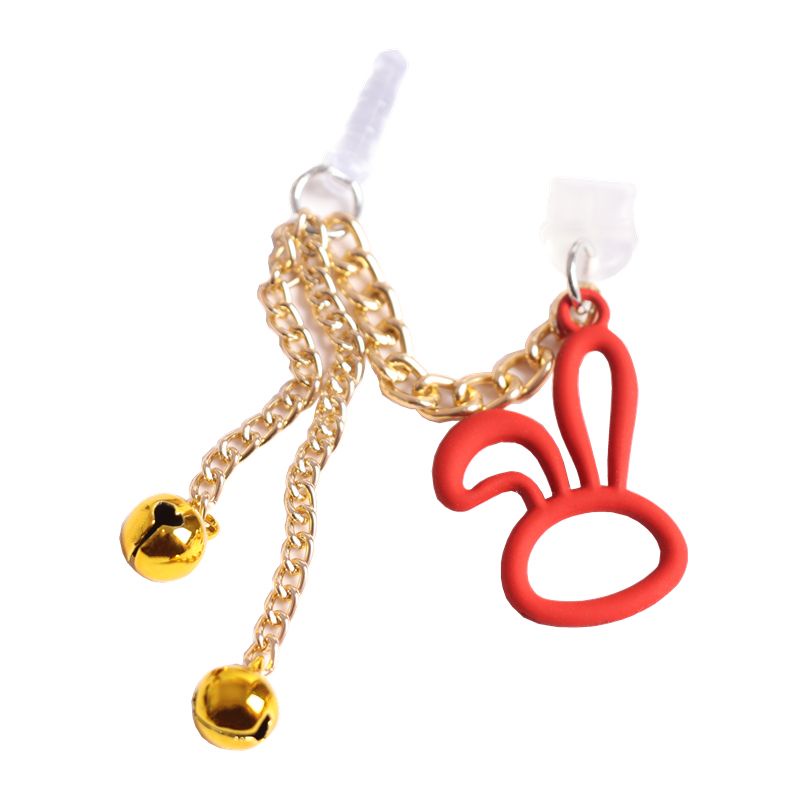 Nút Cắm Chống Bụi Cho Cổng Sạc Điện Thoại Di Động Hình Thỏ Dễ Thương