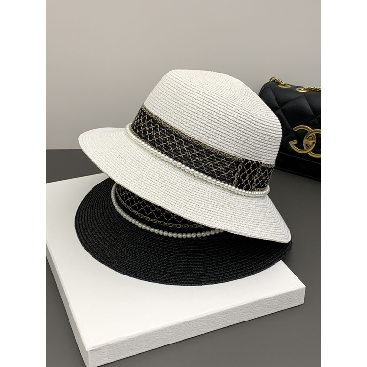 Mũ Cói Rộng Vành Chống Nắng Chống Tia Cực Tím Gấp Gọn Được Thời Trang Mùa Hè Phong Cách Hàn Quốc Cho Nữ