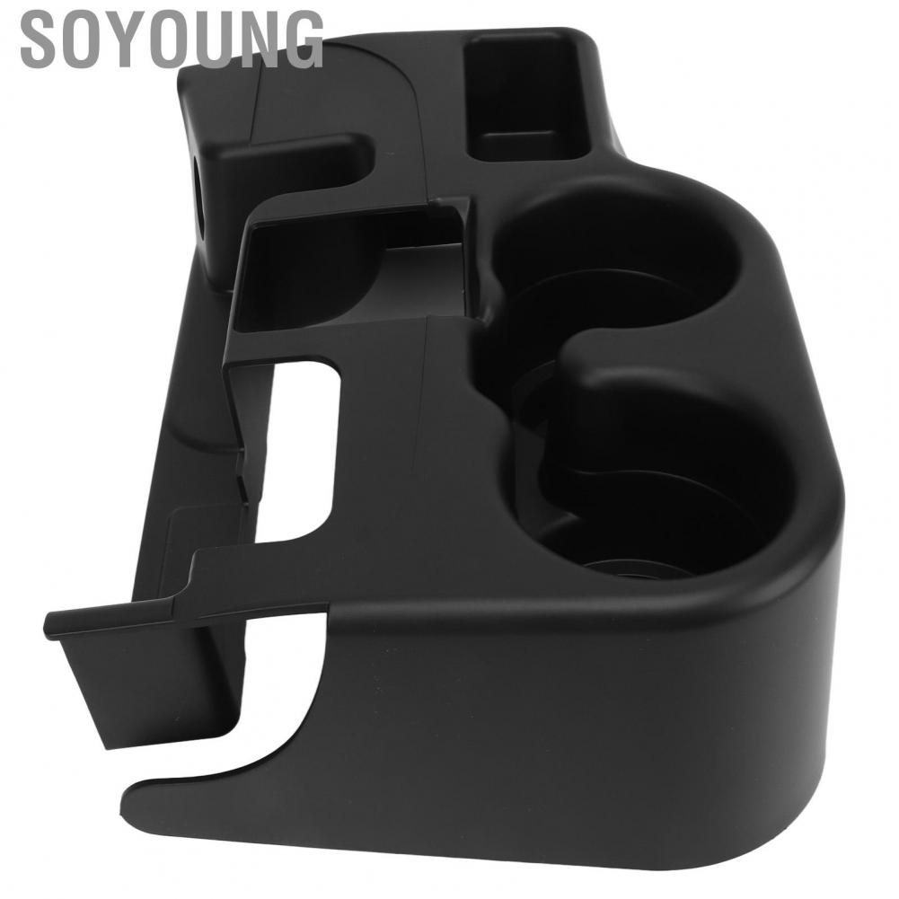 Soyoung Armrest Cupholder  Center Console Add On Cup Holder Direct Fit SS281AZAA Easy Clean  for Cars