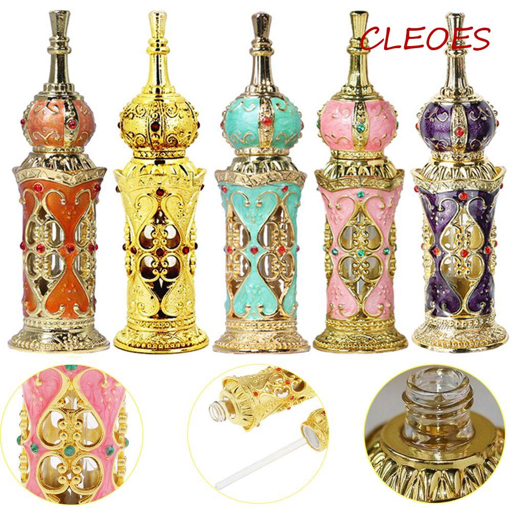 Bình Đựng Tinh Dầu Bằng Kim Loại Phong Cách Dubai Cổ Điển