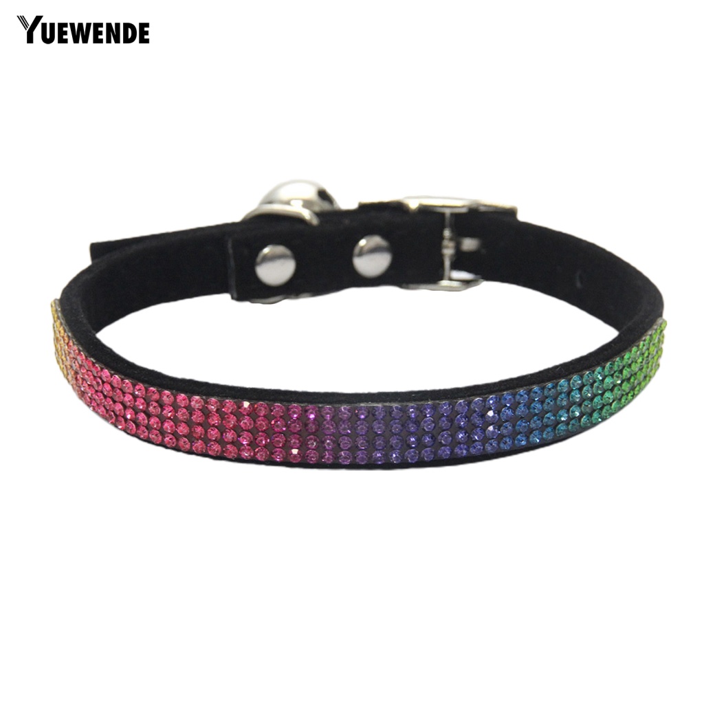 Ye.b Vòng Cổ Đính Đá 3 Kích Cỡ Thời Trang Bốn Mùa Cho Mèo