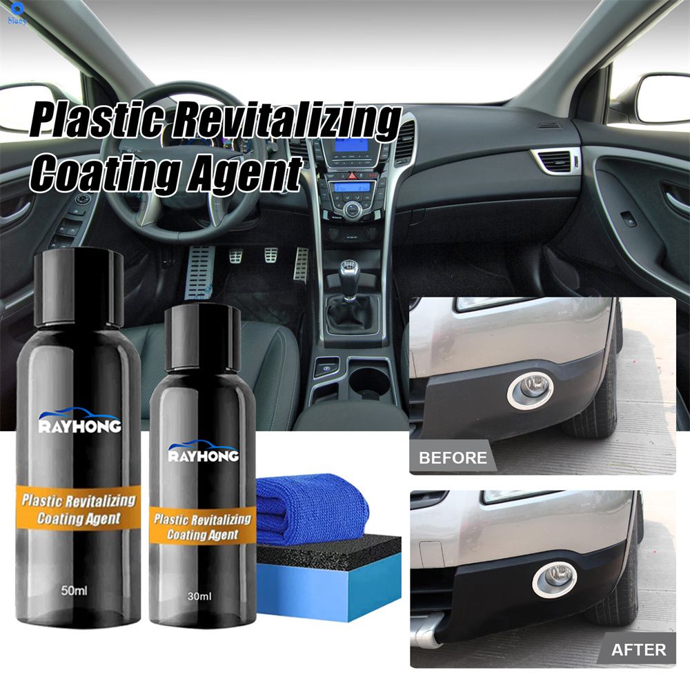 Bộ Chất Phủ Nhựa Xe Hơi Rayhong Rac04-a004(2) 50Ml/30Ml 【Bluey】