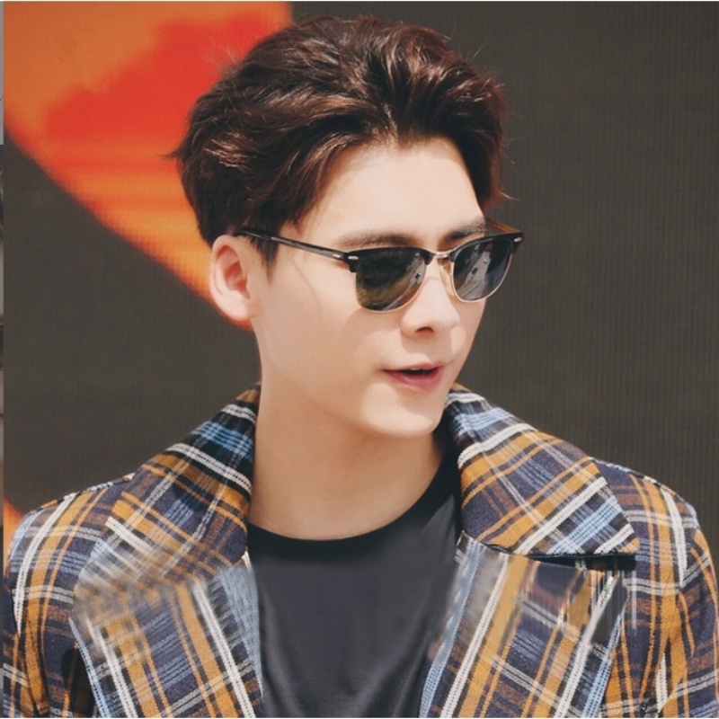 (KIQI-FASHION) COD Kính Chống Tia UV Gọng Kim Loại Phong Cách Cổ Điển Thời Trang Cho Nam Và Nữ