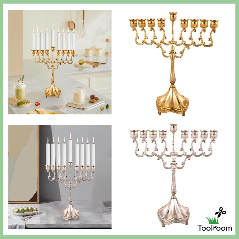 Set 9 Nhánh Giá Đỡ Nến Trang Trí Tiệc Cưới