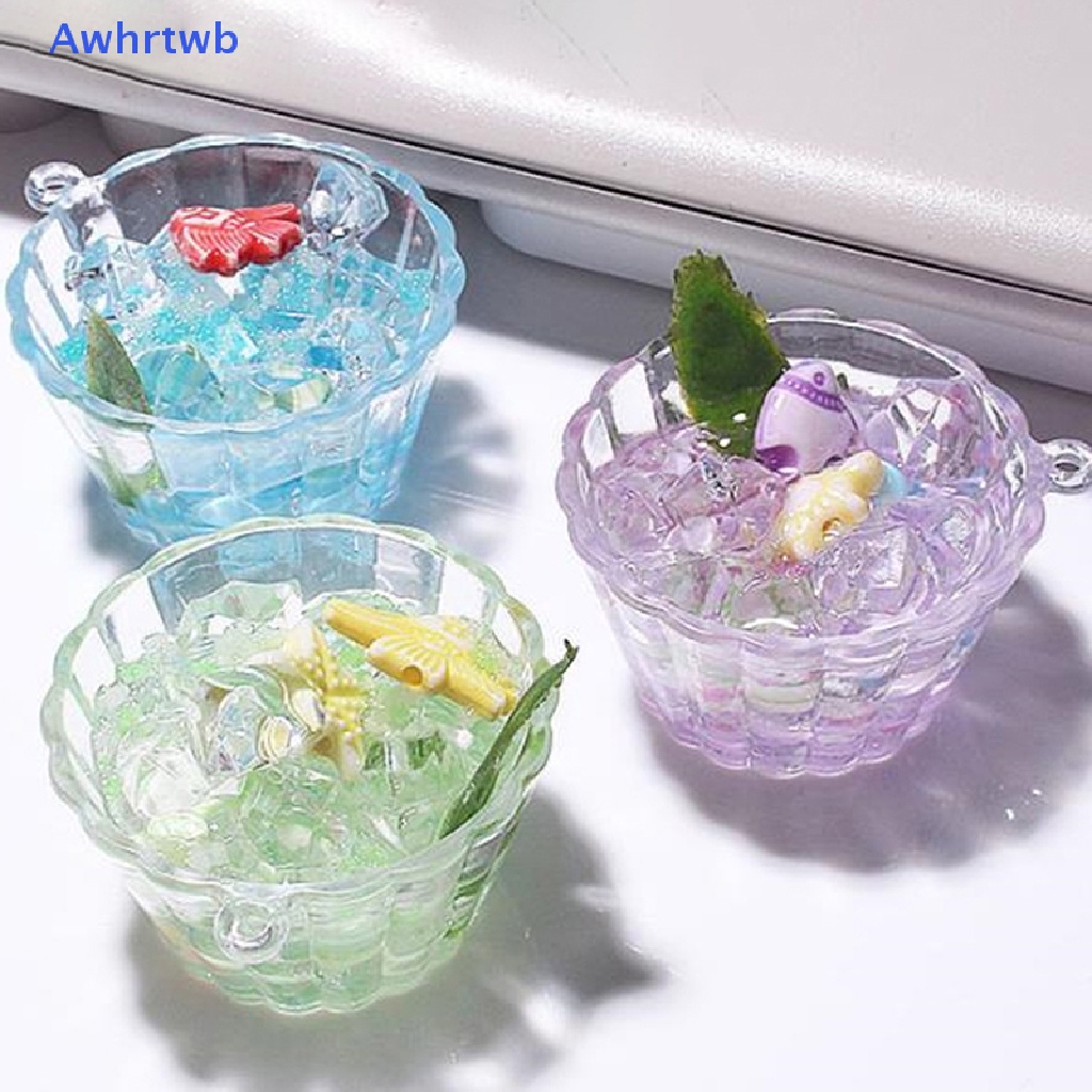 1 Móc Khóa Hình Cốc Trứng Mini Bằng Nhựa Phát Quang Dễ Thương Mới