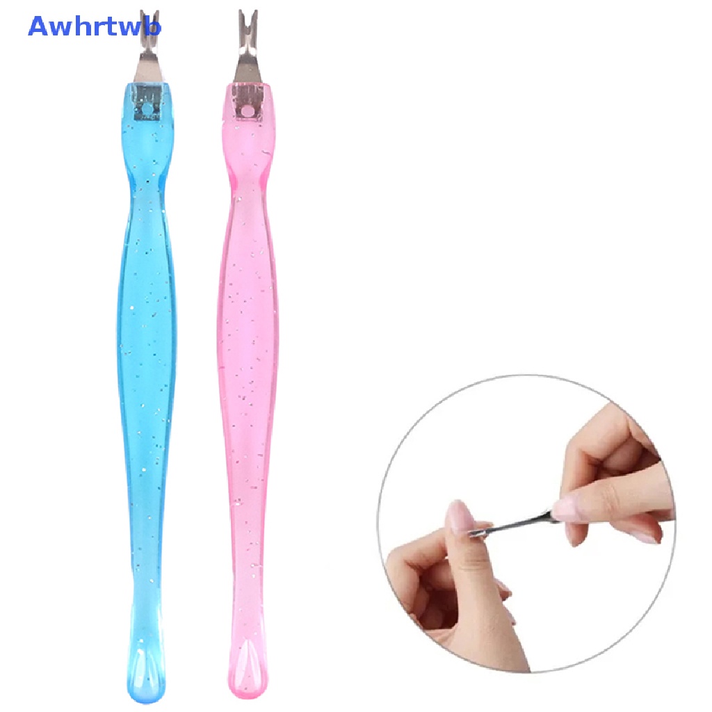 Set 2 Dụng Cụ Làm Móng Bằng Thép Không Gỉ Mới