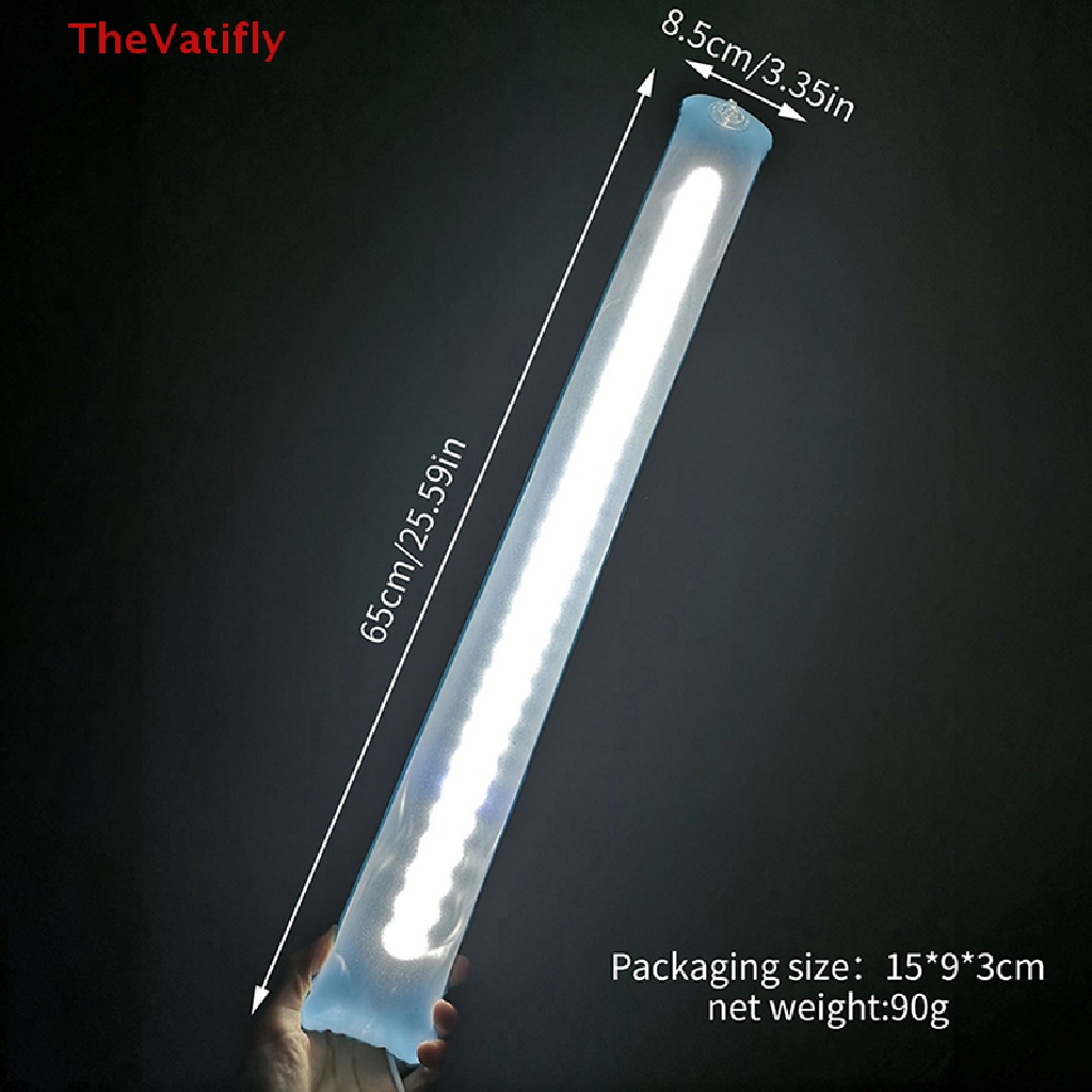 [Thevalifly] Mới Đèn Cắm Trại Bơm Hơi Cầm Tay Có Thể Gập Lại Sạc USB