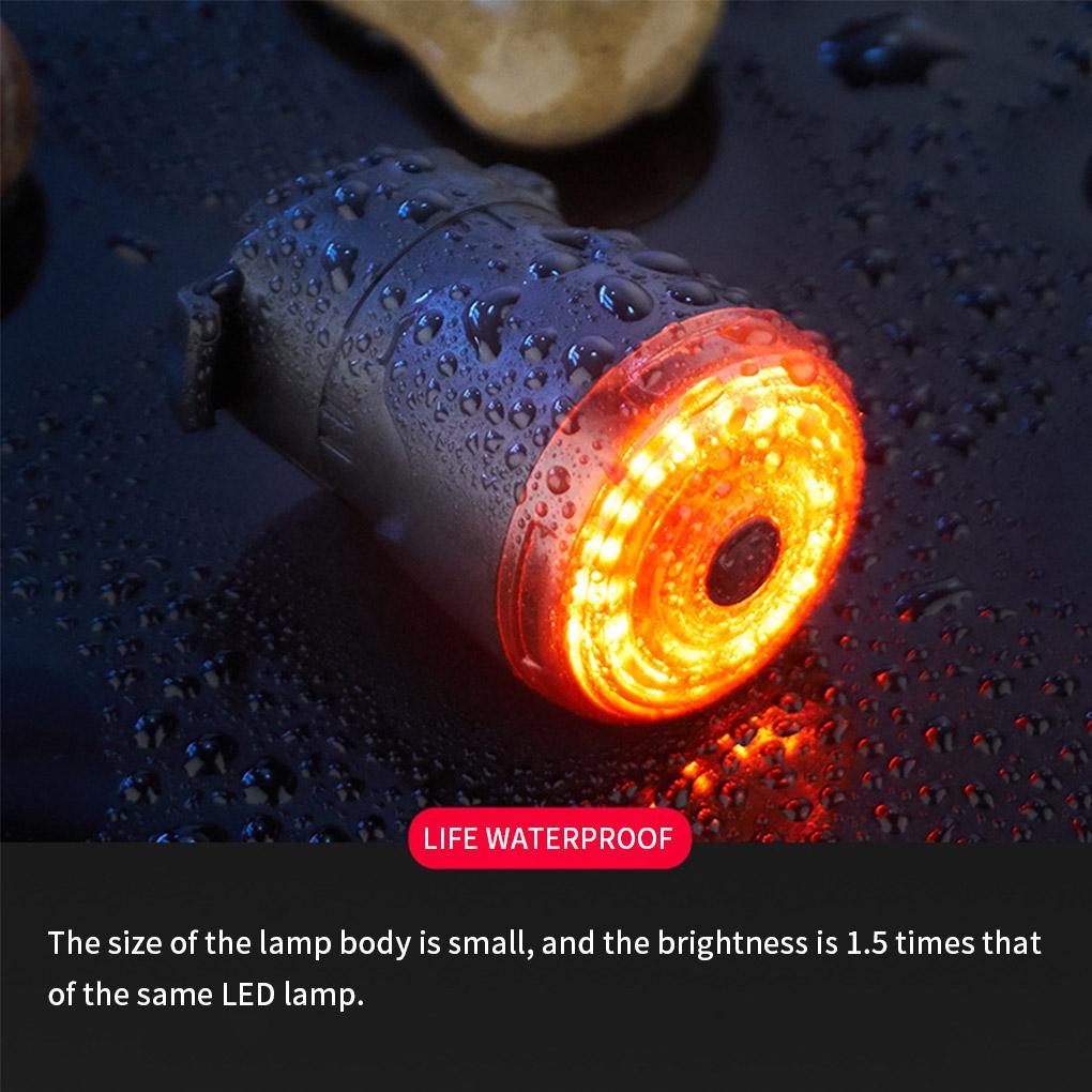 Đèn Hậu Cảnh Báo Chống Thấm Nước Có Thể Sạc Lại Cho Xe Đạp