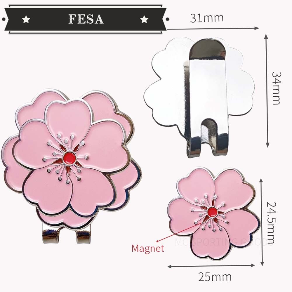 Dụng Cụ Đánh Dấu Vị Trí Mũ Chơi Golf Hình Hoa Hồng