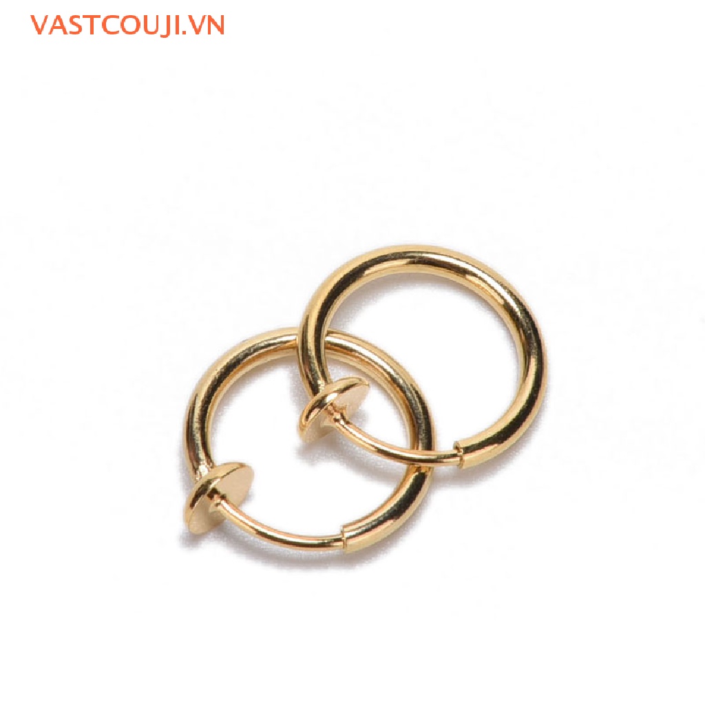 Bộ 2 Khuyên Xỏ Mũi / Môi / Tai / Cơ Thể Phong Cách Punk Cá Tính