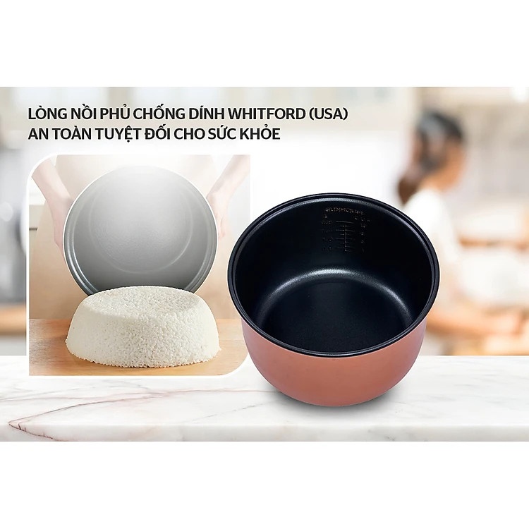 Nồi Cơm Điện Nắp Gài FUJIKA FJ-NC1808 (1.8 lít) - Màu Ngẫu Nhiên - Hàng Chính Hãng...