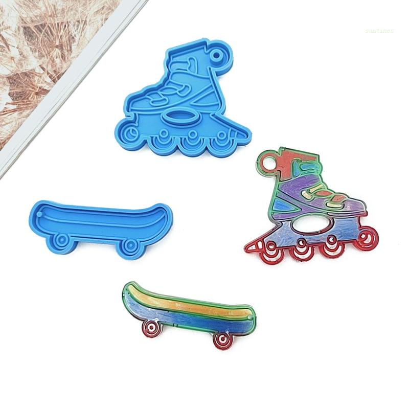 Khuôn Silicone Làm Trang Sức Có Lỗ Treo DIY