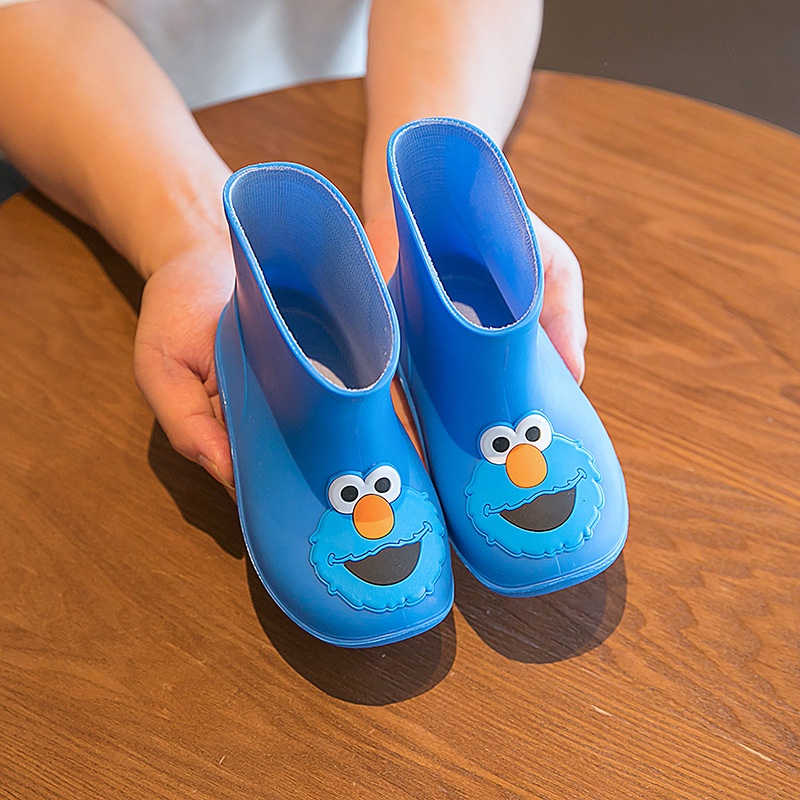 Giày Bốt Đi Mưa Chống Trượt Chống Thấm Nước In Hoạt Hình Dễ Thương Cho Bé