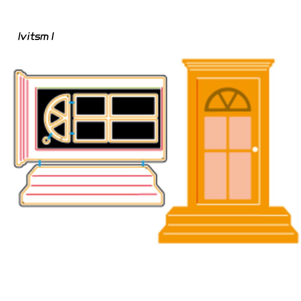 Khuôn Cắt Giấy Kim Loại Hình Cửa Ra Vào LVIT