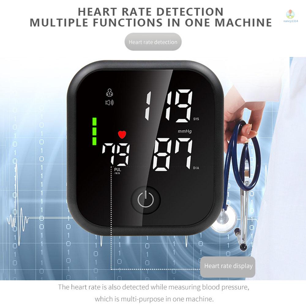 Máy Đo Huyết Áp Kỹ Thuật Số JZIKI ZK-B882 Theo Dõi Nhịp Tim Tiếng Anh Tích Hợp Pin