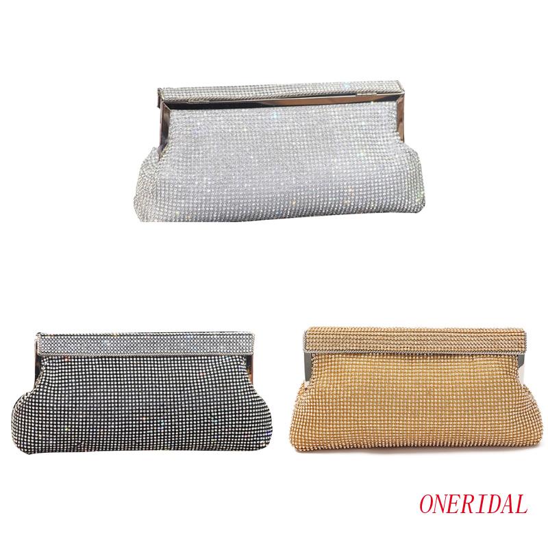 Ví Cầm Tay Dự Tiệc Đính Đá Lấp Lánh Sang Trọng