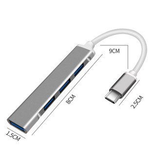 Hub Chia 4 Cổng USB 3.0 Type-C Tốc Độ Cao Cho PC / Laptop