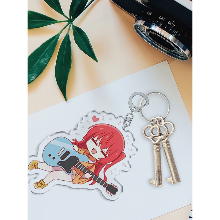 Aasleaty Bocchi Móc Khóa Hai Mặt Bằng acrylic In Hình anime Goto Kazuyamada Ryokita Ikudai Ryoyamada