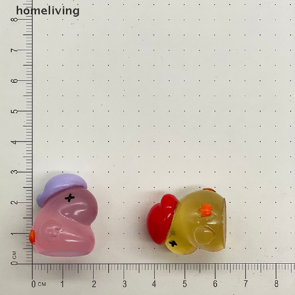 Bộ 2 Mô Hình Nhân Vật Hoạt Hình Mini Bằng Nhựa Resin Phát Quang Trang Trí Xe Hơi