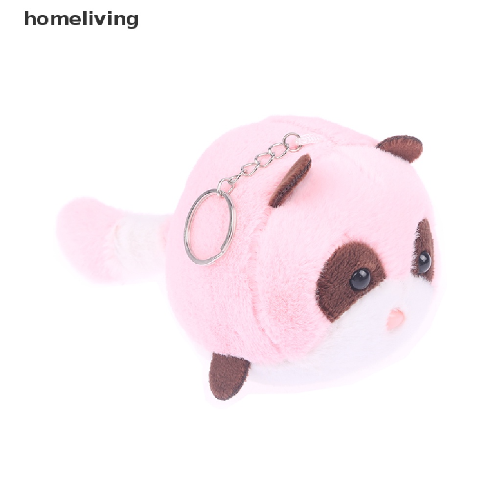 1 Móc Khóa Hình Gấu Mèo Nhồi Bông Mềm Mại Dễ Thương