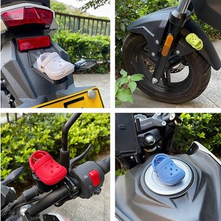 Electric Car Motorbike Decorative Accessories Car Decoration Doll Doll Cute Slippers Hole Shoes Decorative Sticker 50Lf