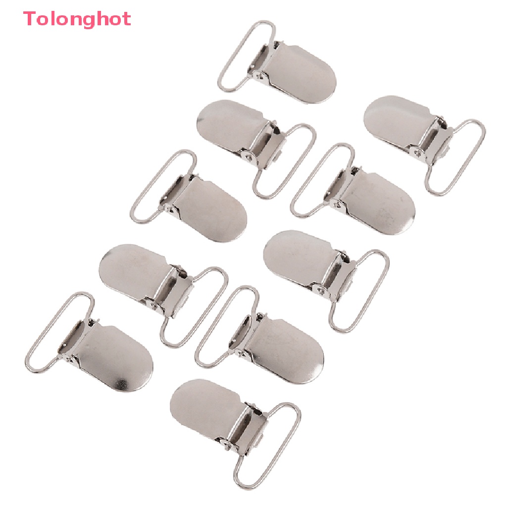 Set 10 Kẹp Giữ Núm Vú Giả Hình Chữ t 25mm Chuyên Dụng