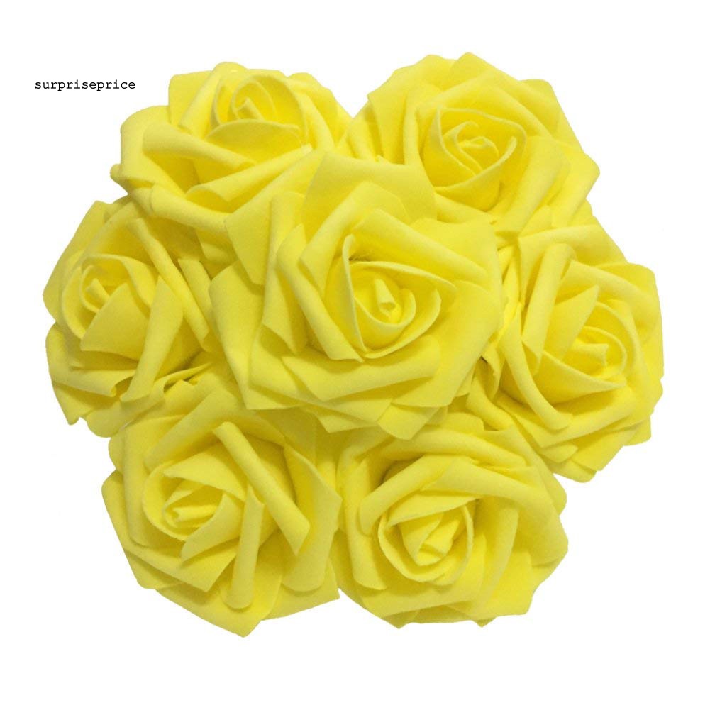 Set 25 Bông Hoa Hồng PE DIY Trang Trí Tiệc Cưới