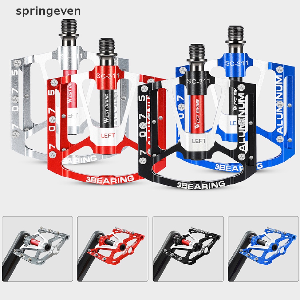 Bàn Đạp 3 Vòng Bi Bằng Hợp Kim Nhôm Siêu Nhẹ Chất Lượng Cao Cho Xe Đạp MTB