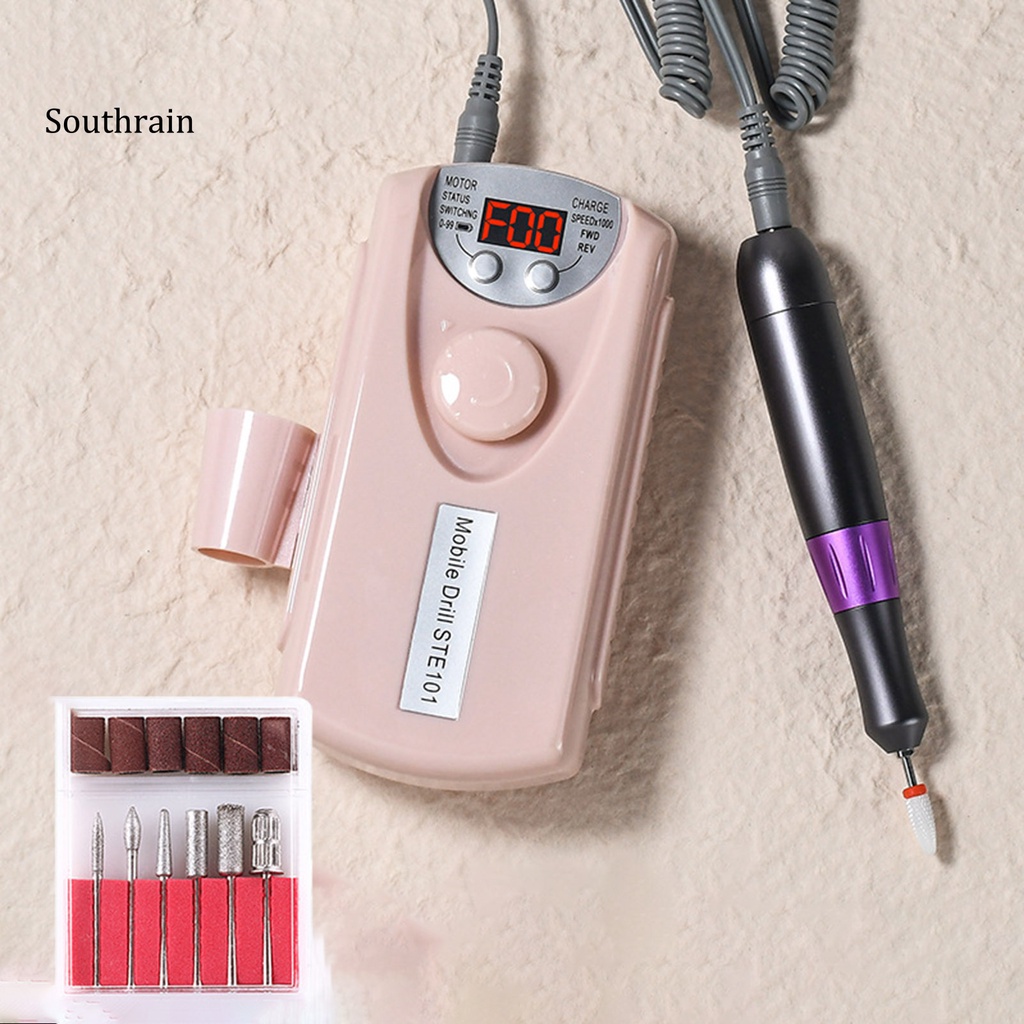 Máy Đánh Bóng Móng Tay Bằng Điện ABS Có Thể Sạc Lại Tiện Dụng