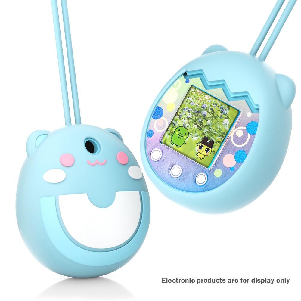 Ốp Điện Thoại Họa Tiết Hoạt Hình Dễ Thương Kèm Dây Đeo Cho Tamagotchi Pix