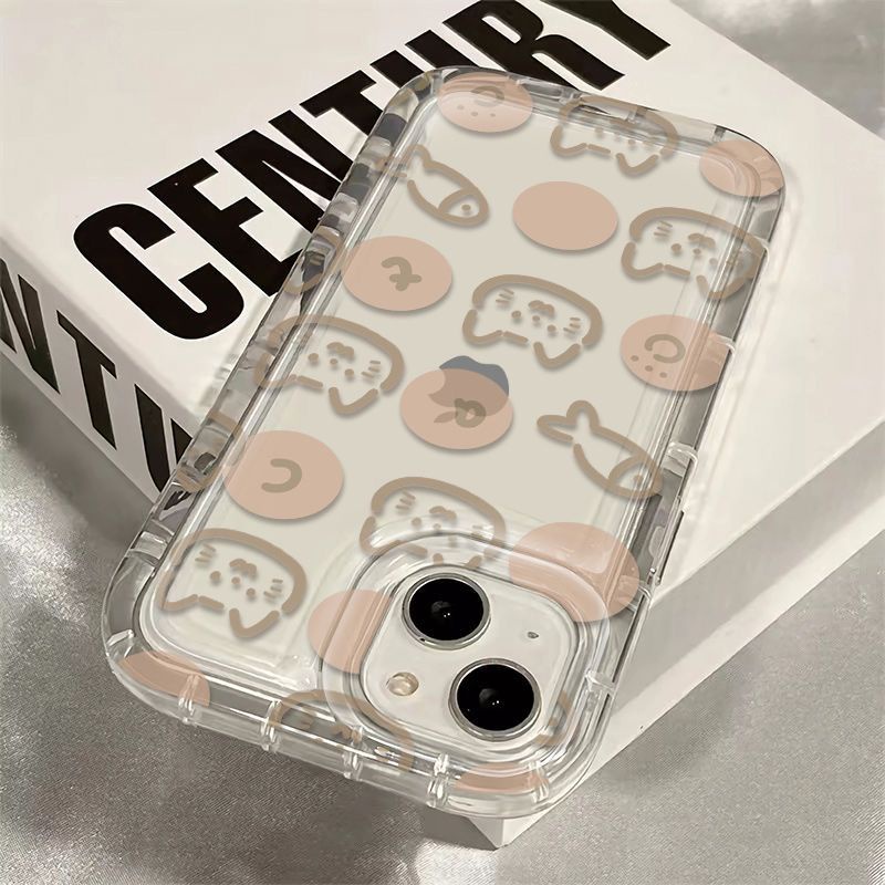 ✅Ốp Điện Thoại Túi Khí Mềm Hình Cá Nhỏ / Mèo Dễ Thương Cho Iphone XR promax12x 14iPhone1167 / 138 IWZ4