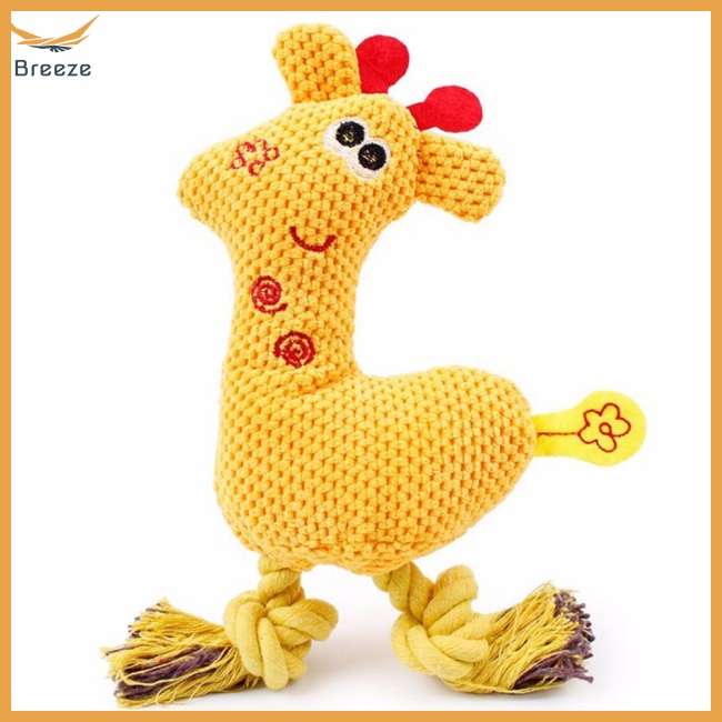 Đồ Chơi Nhai Gặm Hình Con Hươu Cao Cổ Dễ Thương Cho Thú Cưng