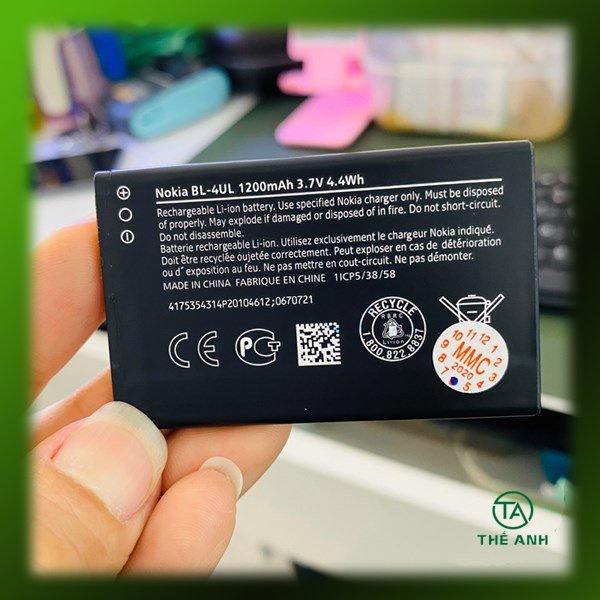 { ẢNH THẬT } Pin Nokia BL-4UL như hình