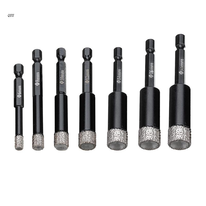 Mũi Khoan Lỗ 6 / 8 / 10 / 12 / 14 / 16 / 30mm Mạnh Mẽ Cho Vật Liệu Gốm / Gạch Men / Đá Hoa Cương