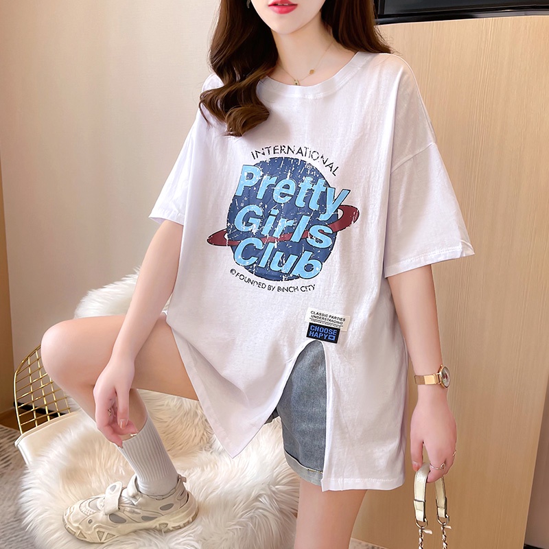 Áo thun NRVP tay ngắn 2023 in họa tiết phong cách Hàn Quốc