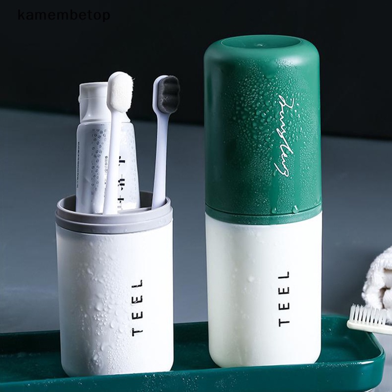 Hộp Đựng Bàn Chải Đánh Răng Kiêm Giá Đỡ Kem Đánh Răng Mang Đi Du Lịch / Cắm Trại Ngoài Trời Sha