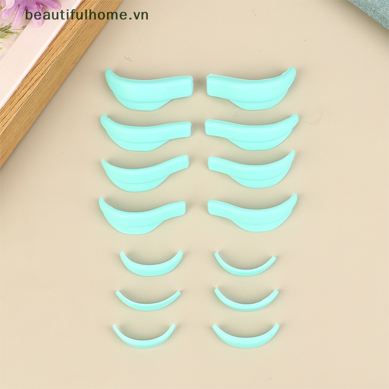 Bộ 7 Cặp Đệm Silicone Hỗ Trợ Uốn Cong Lông Mi Tiện Dụng
