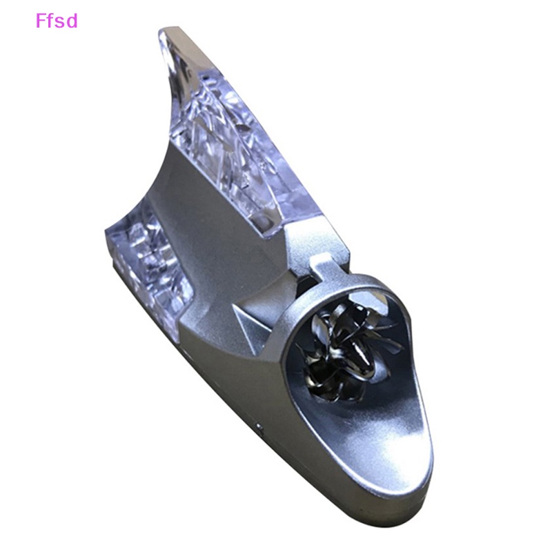 {Ffsd} Ăng Ten Cảnh Báo Hình Vây Cá Mập Có Đèn LED Nhấp Nháy Cho Xe Hơi