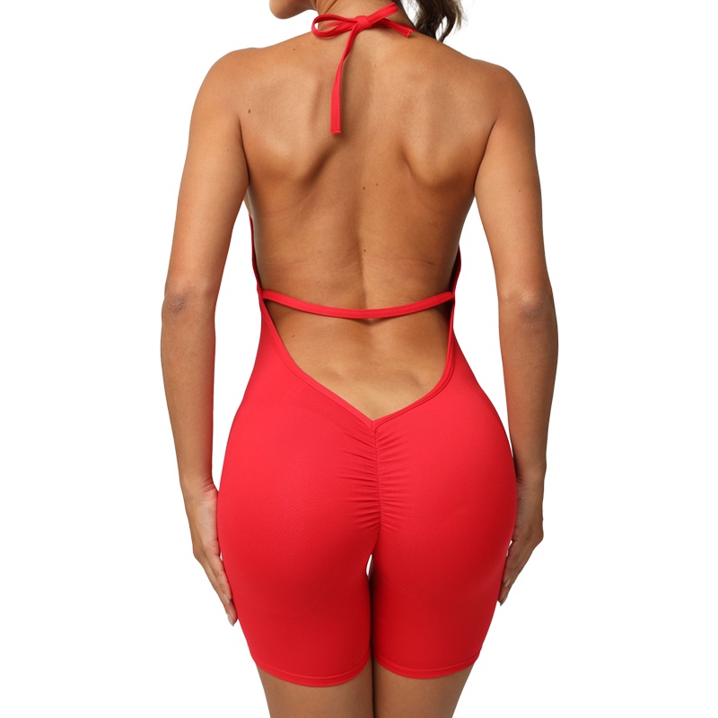 Wmuncc Bộ Áo Liền Quần Tập Yoga Nâng Hông Lưng Co Giãn Dành Cho Nữ