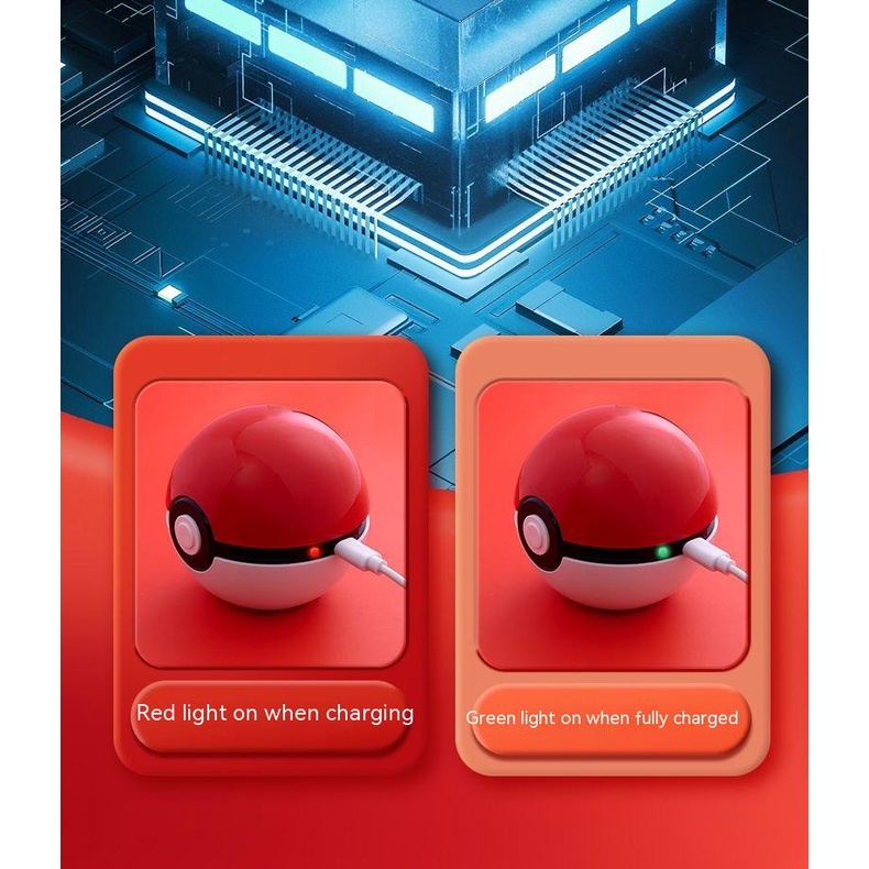 Máy Hút Bụi Để Bàn Làm Sạch Cho Học Sinh / Bàn Phím / Crumbs / Bút Chì Hình Quả Bóng Pokemon Poke Ball QQWA