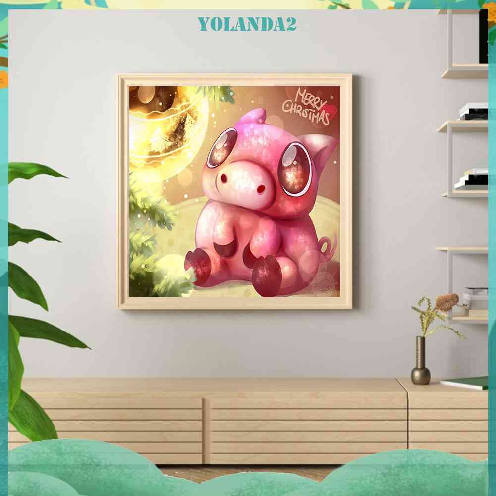 Bộ Tranh Đính Đá 5D Họa Tiết Hoạt Hình Độc Đáo DIY Dùng Trang Trí Nhà Cửa