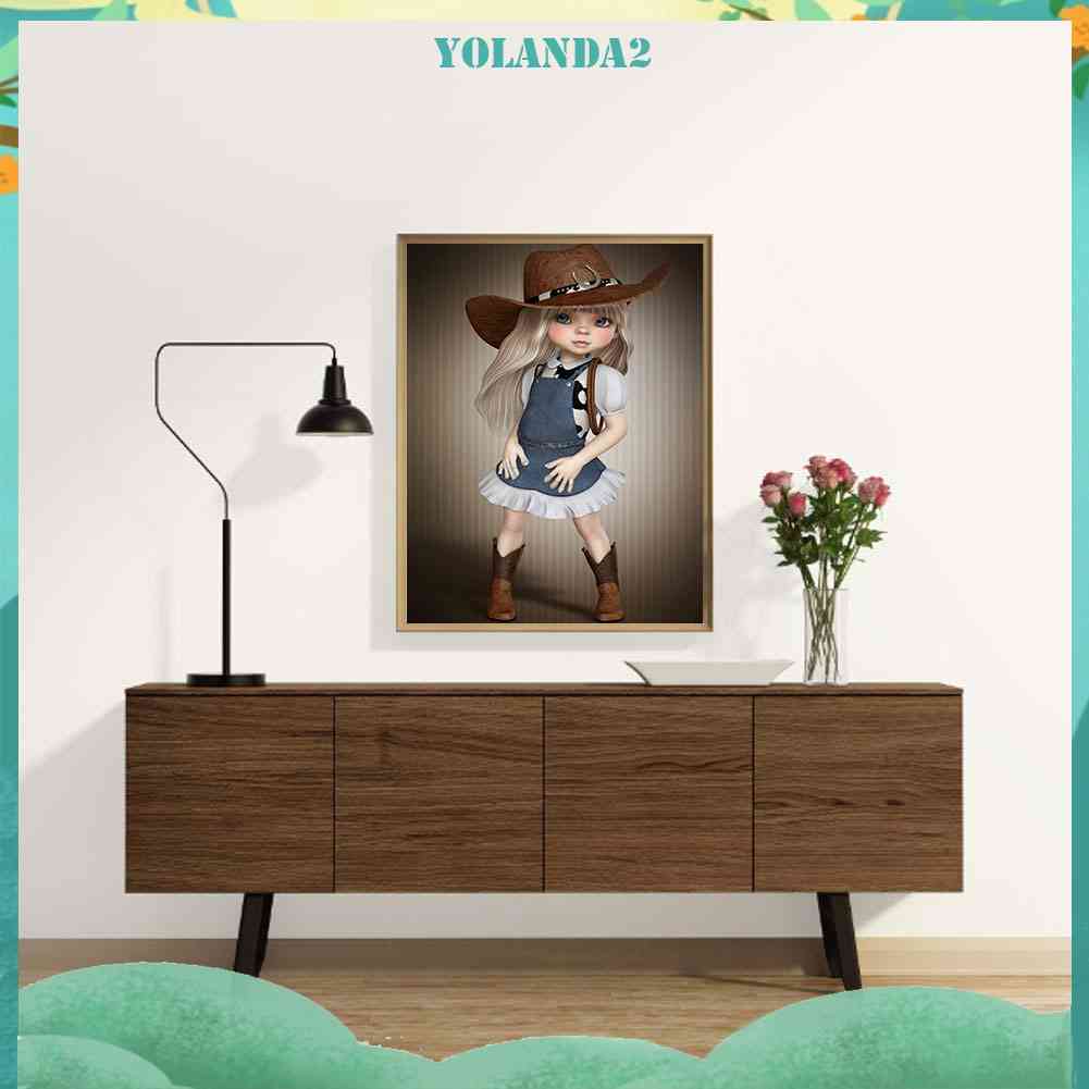 Bộ Tranh Đính Đá Họa Tiết Hoạt Hình Độc Đáo Diy Dùng Trang Trí Nhà Cửa