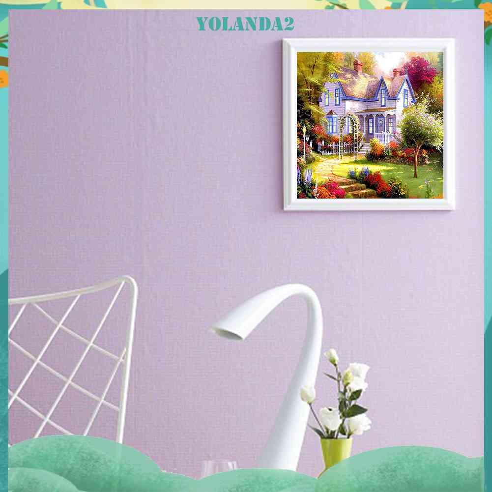 Tranh Đính Đá Kim Cương Toàn Bộ 5D DIY Hình Vẽ Vườn Hoa Hướng Dương