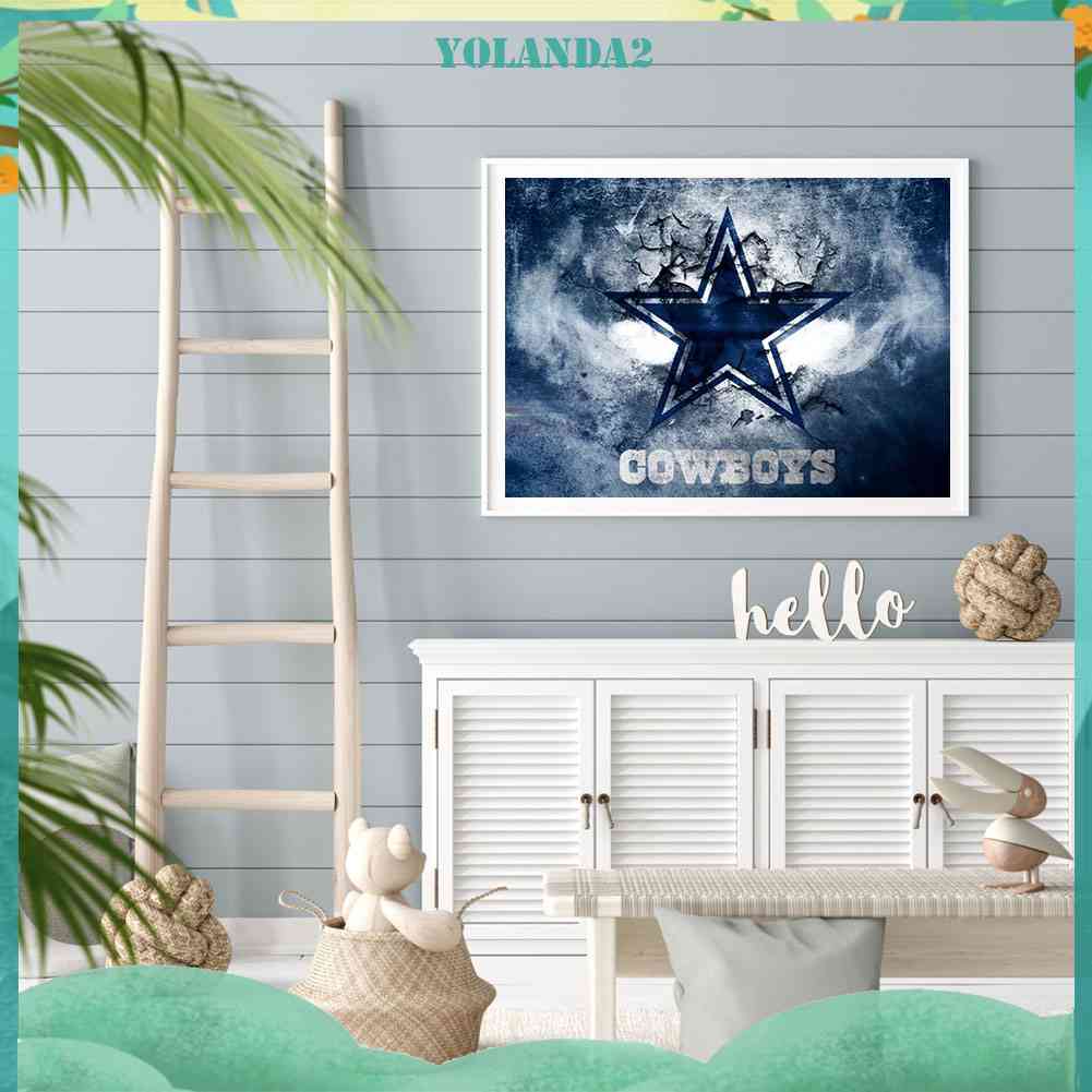 Tranh Đính Đá Kim Cương Toàn Bộ 5D DIY Hình Vẽ Cao Bồi