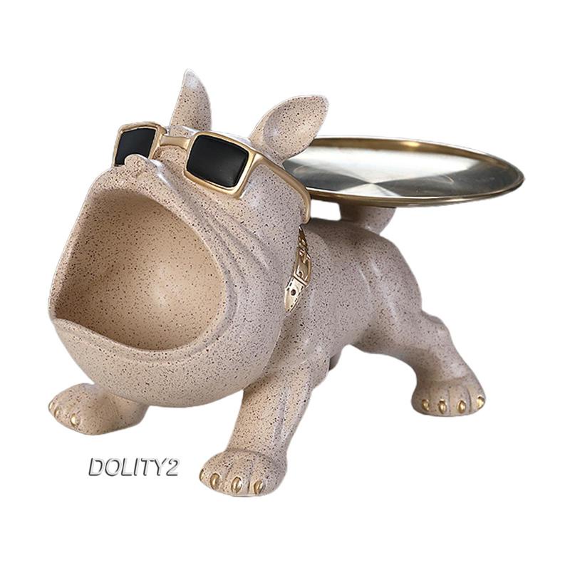 Set 2 Hộp Đựng Đồ Dùng Hình Chú Chó Bằng Nhựa Độc Đáo Trang Trí Nhà Cửa / Tiệc Tùng