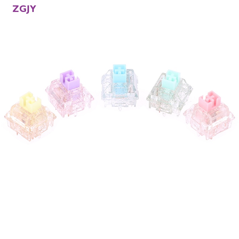 Công Tắc ZGJY 5pin RGB 30g 45g 62g 67g 80g force mx clone Cho Bàn Phím Cơ 60m Mới