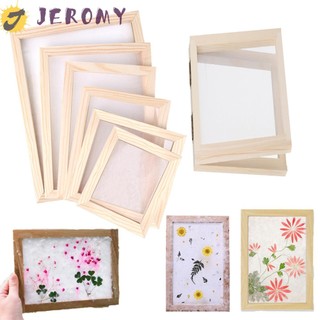 Khuôn làm giấy thủ công bằng gỗ có thể tái chế DIY